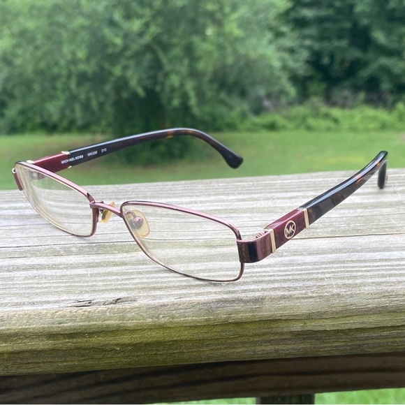 Michael Kors Glasses frames MK338 brown red MK logo - Picture 5 of 11